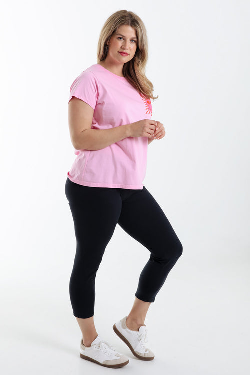 3/4 Leggings aus Bio-Baumwolle-Paprika-7