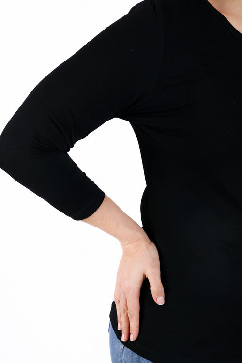 Basic T-Shirt aus Viskose-Paprika-6