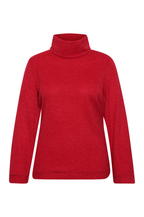 Uni Rollkragenpullover-Paprika-7