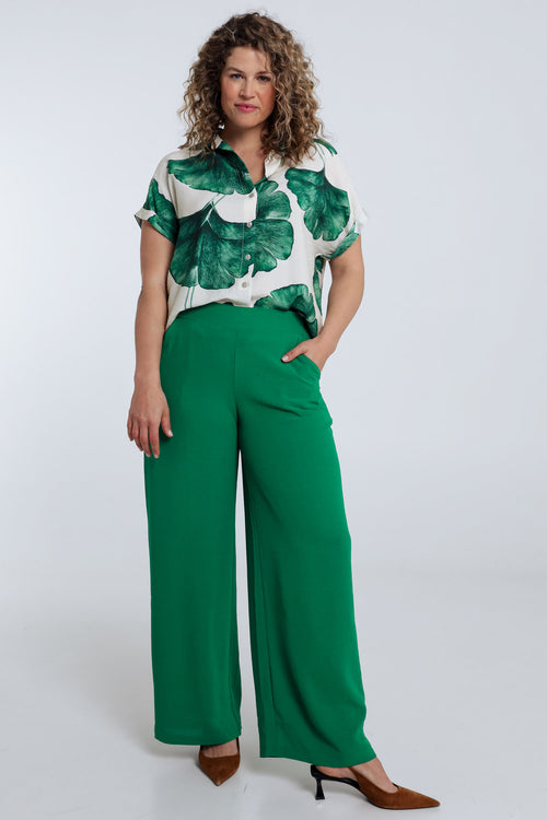 Bluse mit Blattdruck-Paprika-9