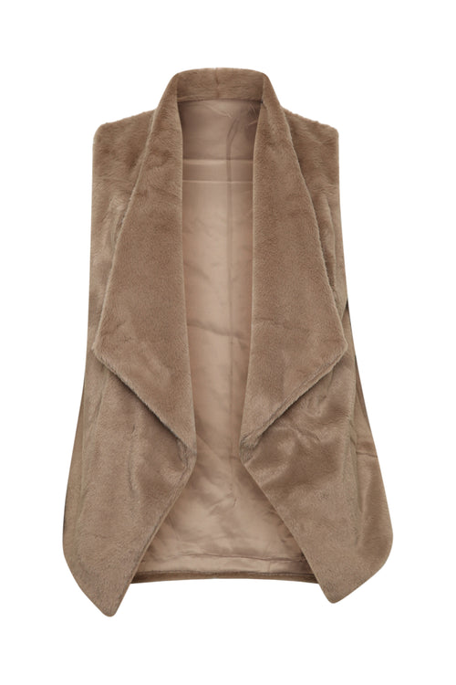 Jacke aus Kunstpelz-Paprika-1