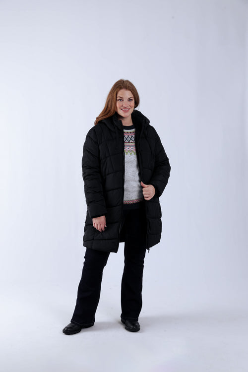 Pullover mit Jacquardmuster-Paprika-7