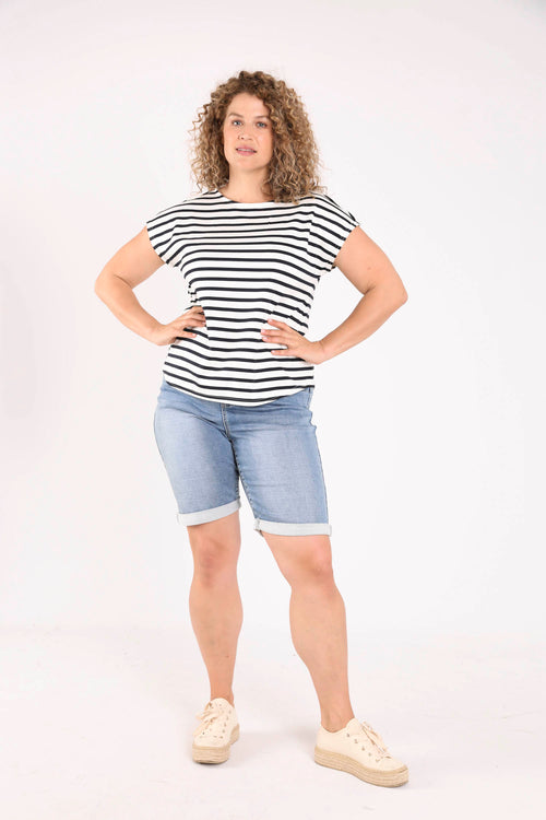 T-shirt marinière-Paprika-7