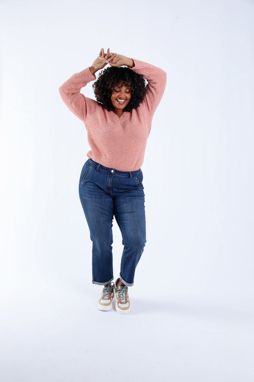 7/8-Jeans mit Umschlag-Paprika-8