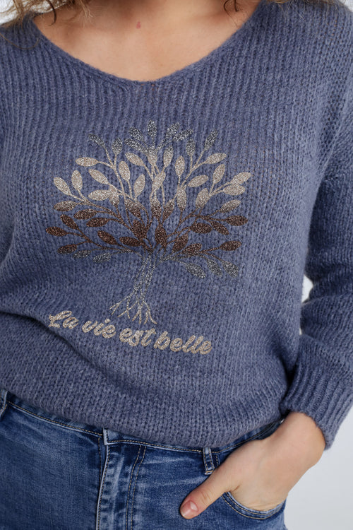 Pullover mit Baum-des-Lebens-Print-Paprika-4