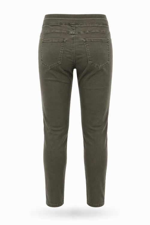 Jegging slim Lolly 3/4 uni-Paprika-2