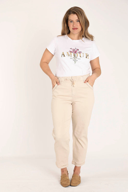 Chino en coton uni-Paprika-7