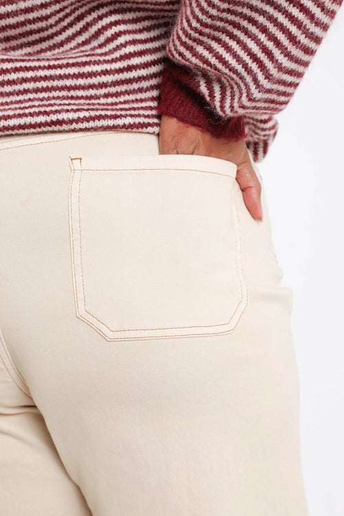 Jeans Elodie L32 uni-Paprika-6