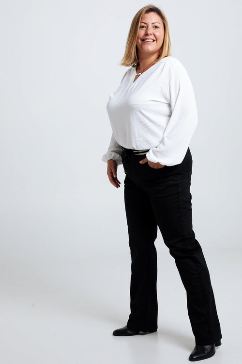 Gerade geschnittene, unifarbene Jeggings „Mia“ L32 mit Mesh-Sportgürtel-Paprika-8