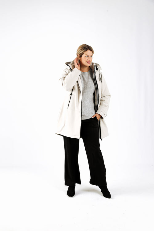 Uni Parka mit Kapuze-Paprika-8