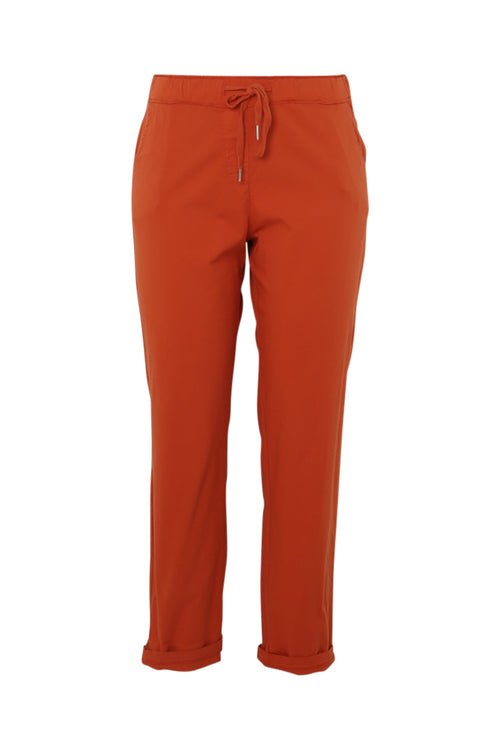 Unifarbene 7/8-Chinohose-Paprika-10