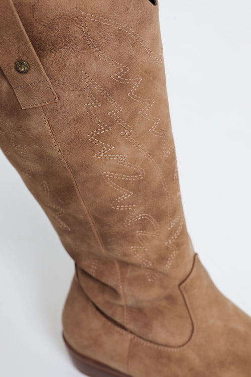 Bestickte Cowboystiefel-Paprika-5