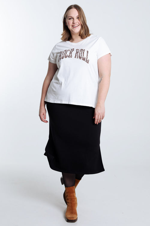 T-Shirt aus Baumwolle Rock Roll-Paprika-7