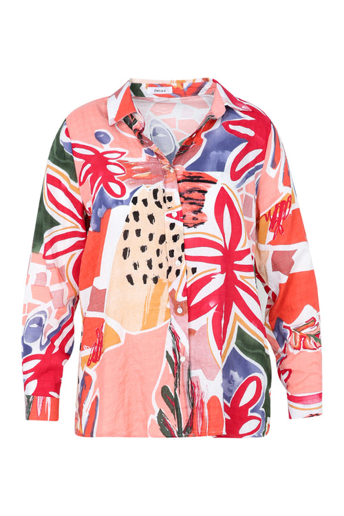 Chemise en coton-Paprika-10