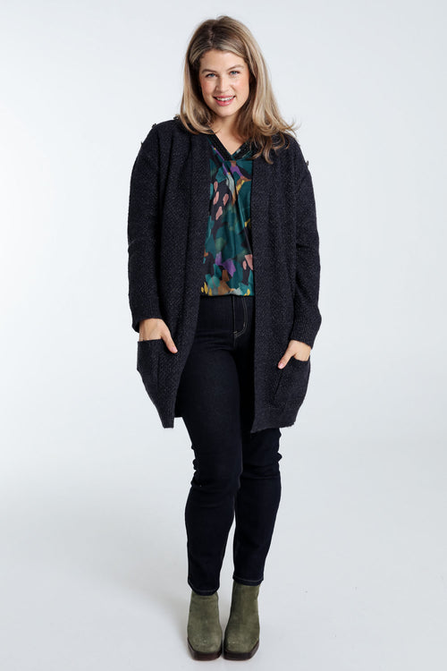 Cardigan long détail bouton-Paprika-9