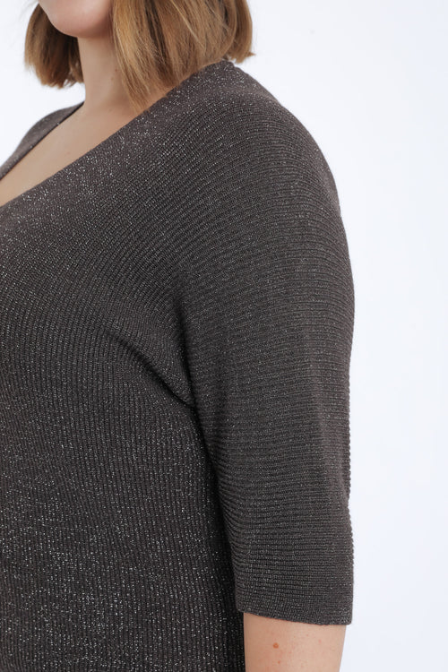 Uni-Pullover mit Lurex-Paprika-4