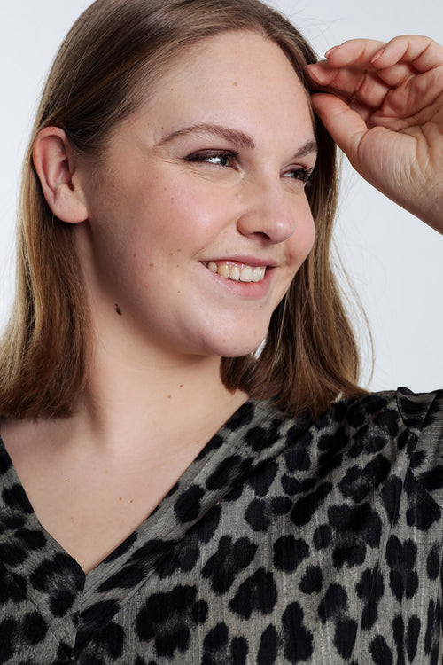 Bluse mit Leopardenmuster-Paprika-3