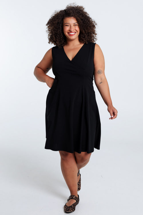 Einfarbiges Skaterkleid-Paprika-7