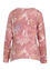 Pullover mit Blumen-Print, Rost