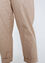 Lange, unifarbene Hose aus Papertouch-Baumwolle