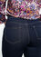 Unifarbene gerade geschnittene Jeans „Mia“ L 30 mit  Taschen