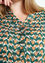 Bluse „Iris“ aus Viskose mit geometrischem Muster