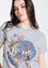  T-Shirt mit Blumen- und Paillettendruck