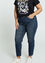 7/8-Jeans in Slim-Fit-Passform „Louise“ mit Gürtelimitation