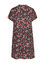 Tunika-Kleid mit Blumen-Print