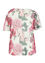 T-Shirt mit Blumenmuster und kurze Volantärmel