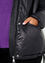 Kurze, unifarbene Daunenjacke mit Taschen und Reißverschluss