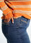Slim-Fit-Jeans „Louise“ L 34 mit aufwendig verarbeiteten Taschen