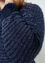 Unifarbener flauschiger Pullover mit Lurex