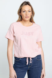 Baumwolle T-shirt "Just Be Yourself"