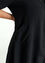 Lange unifarbene asymmetrische Tunika mit Taschen
