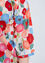 Locker geschnittene Bluse mit abstraktem Blumenmuster