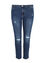 7/8-Jeans in Slim-Fit-Passform „Louise“ mit Rissen