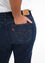 Unifarbene gerade geschnittene Jeans aus Lyocell