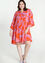 Tunika-Kleid mit Herz-Print