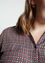 Locker geschnittenes Hemd aus Viskose mit geometrischem Muster und Lurex