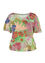 T-Shirt mit Hawaii-Aufdruck und Schmetterlingsärmeln