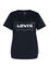 Unifarbenes T-Shirt mit Logo von Levi‘s und Strass