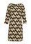 Kurzes Kleid mit grafischem 70er-Jahre-Muster