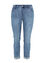 7/8-Slim-Fit-Jeans mit Perlen an der Unterseite