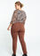 Einfarbige Hose mit geradem Bein ‚Mia' L30 aus Baumwolle mit 5 Taschen