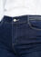 Unifarbene Slim-Fit-Hose mit 4 Taschen und 1 Knopf