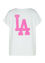 T-Shirt mit „LA“-Aufdruck